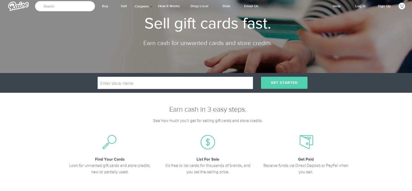Sell Your Gift Card for Cash