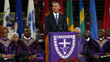 Obama Sings During Eulogy For Rev. Clementa Pinckney