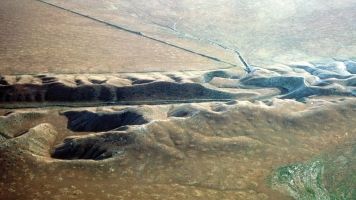 Image of the San Andreas fault.
