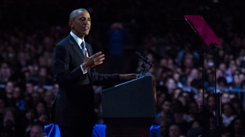 Thousands Of Obama Supporters Give 44th President A Chi-Town Send-Off