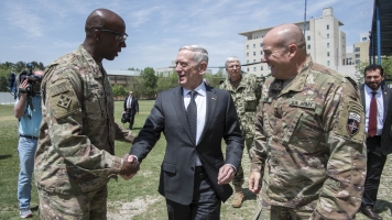 US Defense Secretary Mattis Makes A Stop In Afghanistan