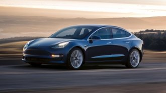 Tesla's More Affordable Model 3 Hits The Road â In A Limited Fashion
