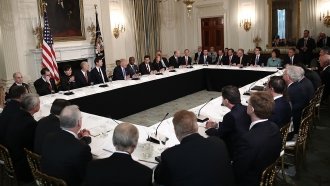 President Trump's Feb. 23 manufacturing listening session.