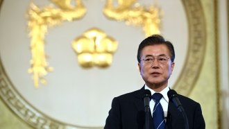 South Korea's President Promises Citizens 'There Won't Be Another War'