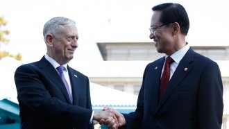 US Defense Secretary At DMZ: 'Our Goal Is Not War' With North Korea