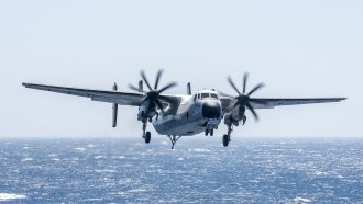File image of a Navy C-2A Greyhound.