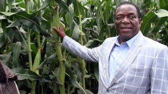 Zimbabwe's former vice president Emmerson Mnangagwa.