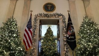 The official 2017 White House Christmas tree.