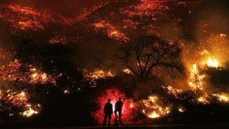 After Wildfires, Rain Forces Southern California Residents To Evacuate