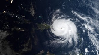 Hurricane Maria makes landfall over Puerto Rico