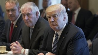 President Trump and Secretary of State Rex Tillerson