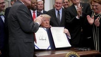 Trump Signs Bill To Repeal Some Banking Regulations