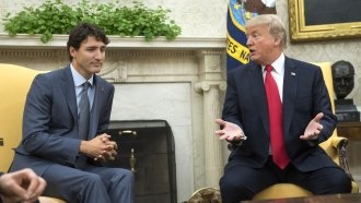 President Donald Trump and Canadian Prime Minister Justin Trudeau