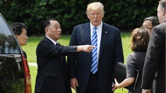 President Trump meets with top North Korean official Kim Yong-chol