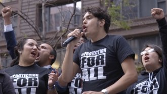 A DACA rally in Chicago, Illinois.