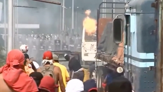 Who Set Fire To Venezuela Aid? New Footage Gives A Clearer Picture