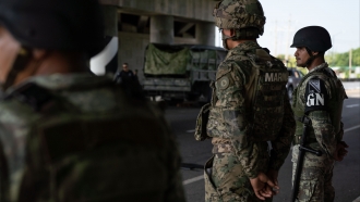 Members of Mexico's national guard