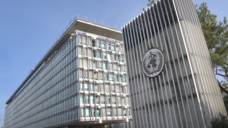 The World Health Organization headquarters