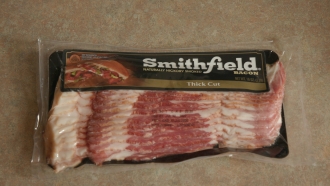 Package of Smithfield Bacon