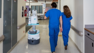 Hospital robot Moxi