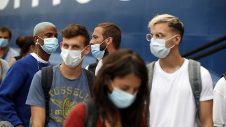 People wear face masks to prevent the spread of coronavirus.