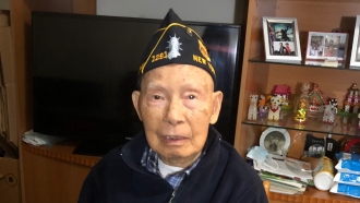 Chinese American WWII veteran Kin Wing Ngai