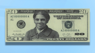 Conceptual prototype of a United States $20 featuring a portrait of Harriet Tubman