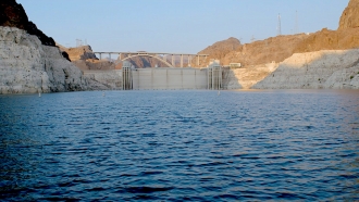 Water levels at Lake Mead continue to drop as drought and expanding populations deplete this crucial reservoir.