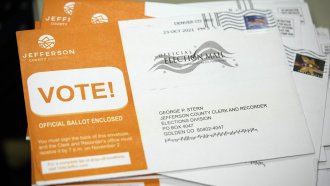 Mail-in ballots await processing