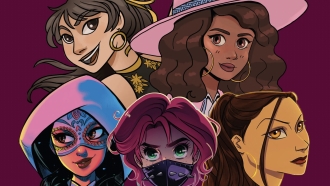 Latina superheroes from a comic book