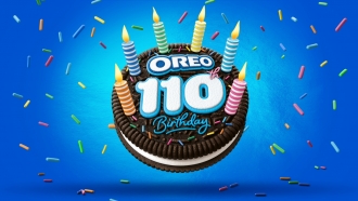 Picture of Oreo celebrating 110th Birthday