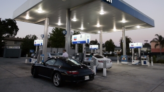 A Chevron gas station in Palo Alto, Calif.