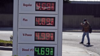 Gas prices in California