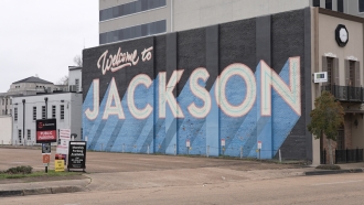 A mural in Jackson, Miss.