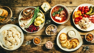 Images of Ukrainian food