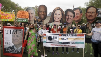 Abortion Rights Backers Rally In Anger Over Post-Roe Future