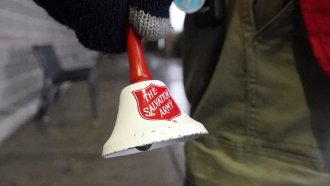 A Salvation Army bell