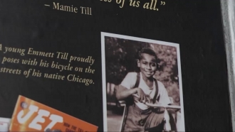 A photo of a young Emmett Till in Chicago