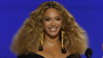Beyonce appears at the 63rd annual Grammy Awards in Los Angeles