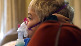 A child with asthma is shown.