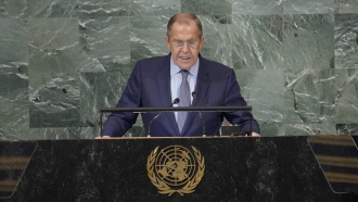 Foreign Minister of Russia Sergey Lavrov.