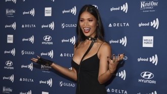 Geena Rocero attends the 30th annual GLAAD Media Awards.