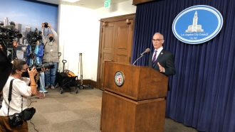 Acting Los Angeles City Council President Mitch O'Farrell discusses the ongoing scandal of racist remarks coming to light.