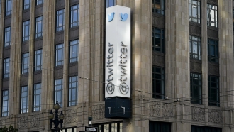 Twitter headquarters is shown.
