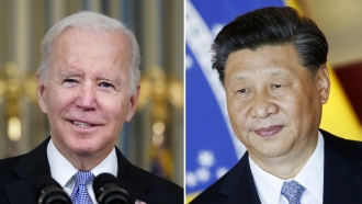 U.S. President Joe Biden and China's President Xi Jinping.