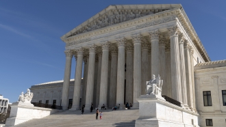 The U.S. Supreme Court is seen on March 18, 2022, in Washington.