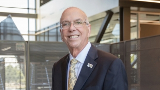 An image of Purdue University Northwest Chancellor Thomas Keon is shown.