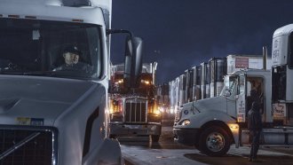 Trucks and drivers