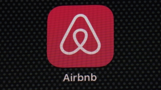 The Airbnb app icon.