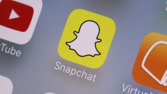 The Snapchat app on a mobile device.
